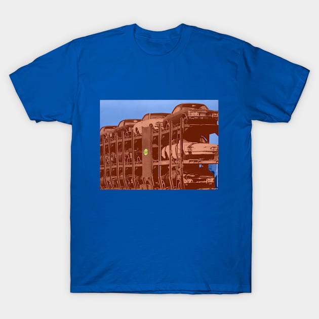 Corvair Train Car - Color T-Shirt by pantherpictures